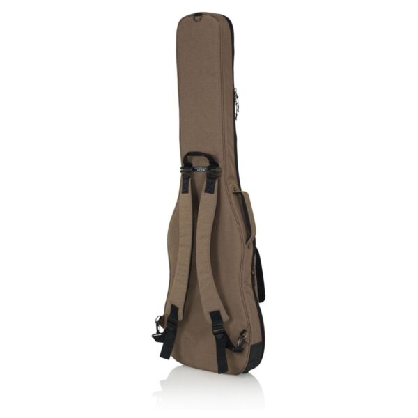 Gator GT-BASS-TAN Transit Series Bass Guitar Bag Tan - Image 3