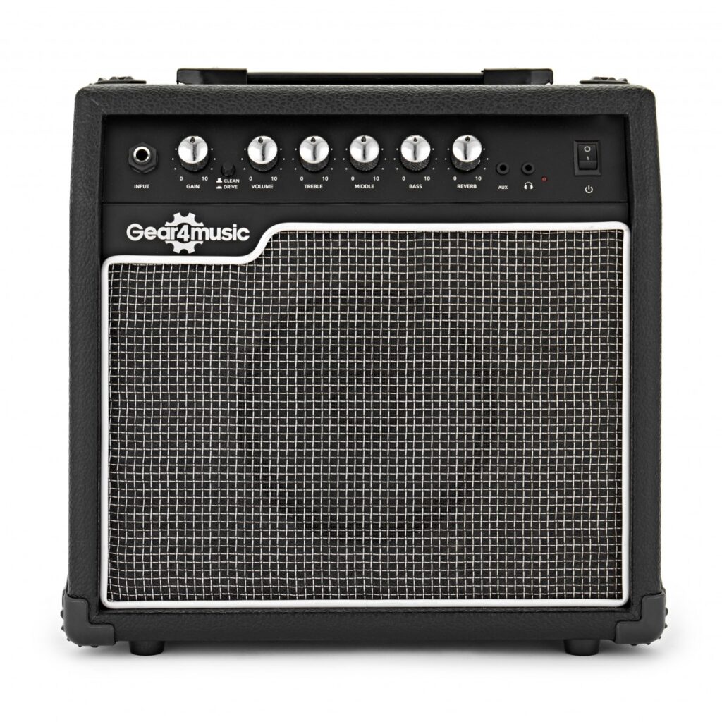 20W Electric Guitar Amplifier by Gear4music