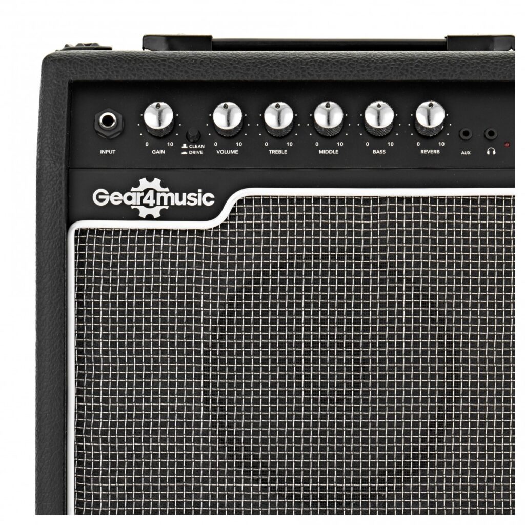 20W Electric Guitar Amplifier by Gear4music