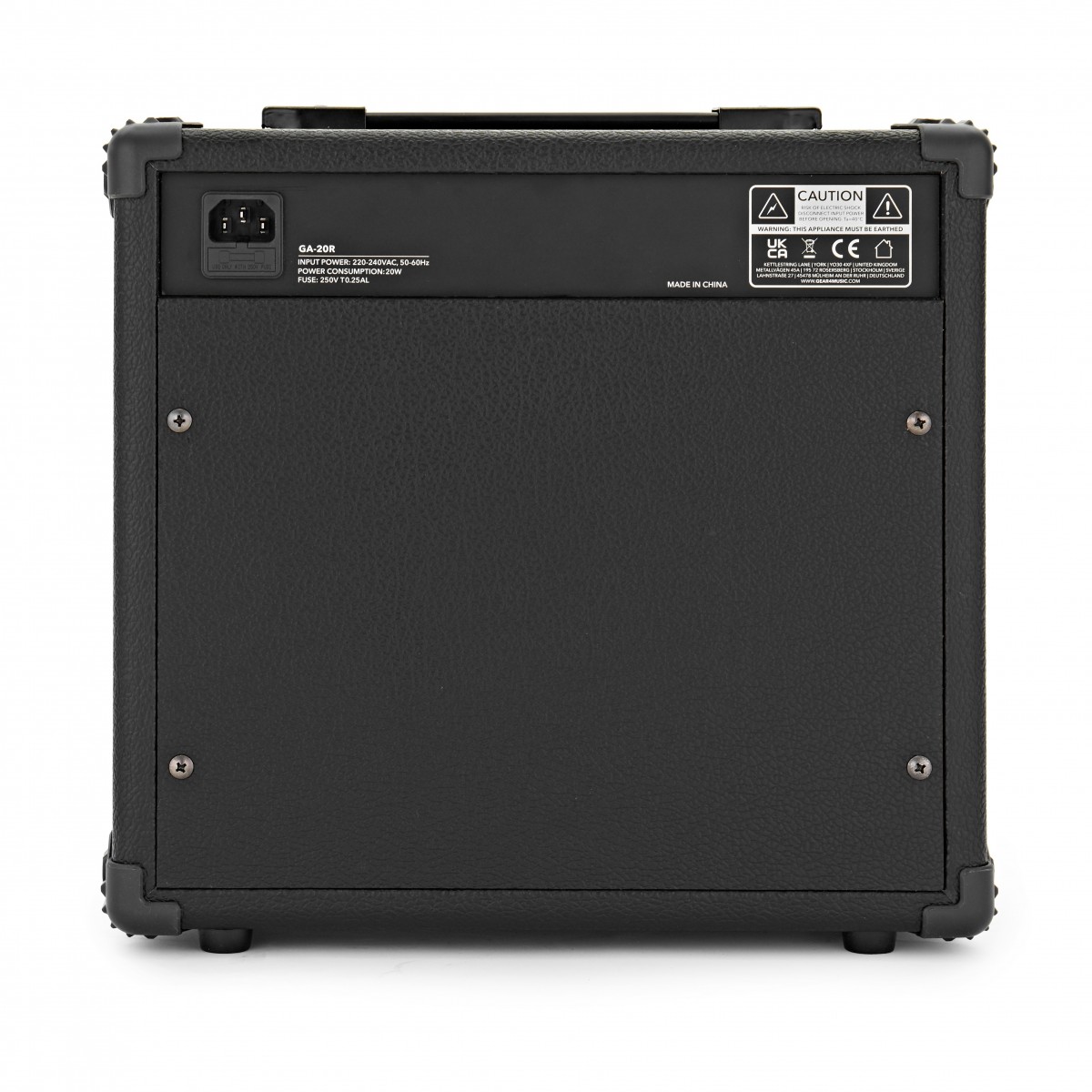 20W Electric Guitar Amplifier by Gear4music
