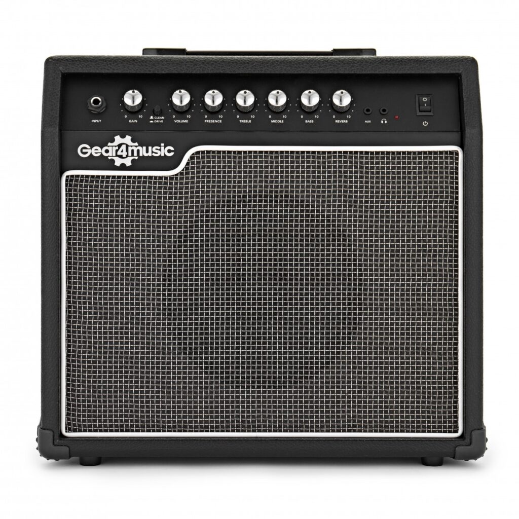 35W Electric Guitar Combo Amplifier by Gear4music