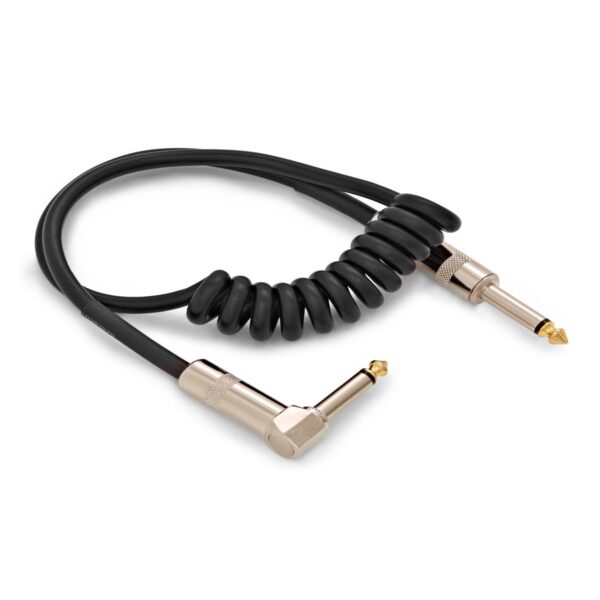 Coiled Jack Right Angled Instrument Cable 1m - Image 3