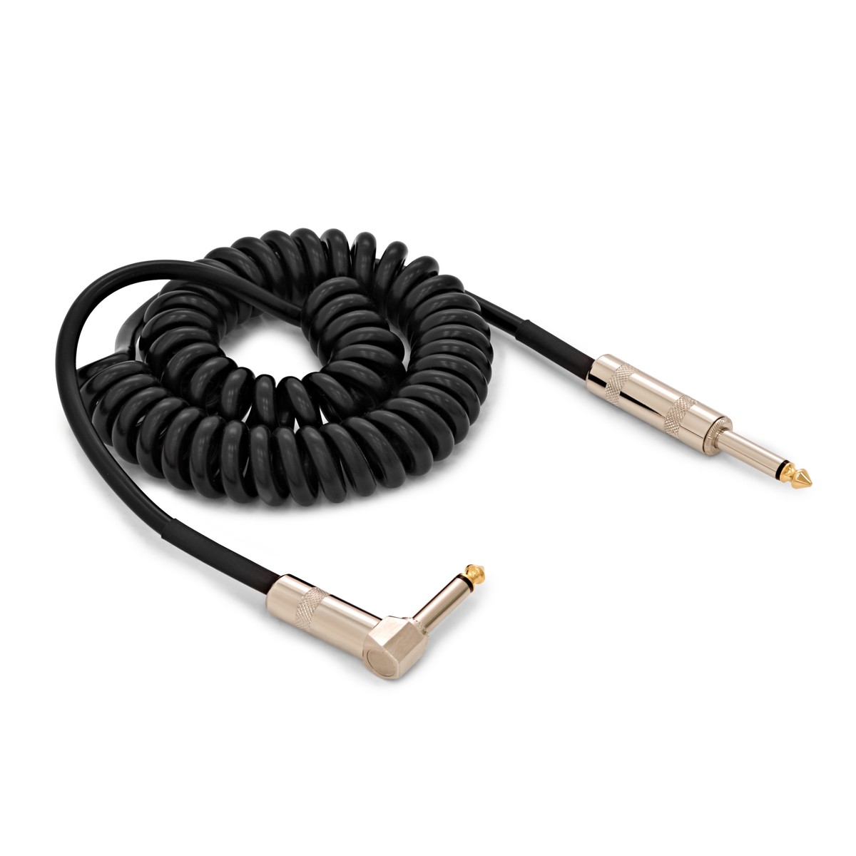 Essentials Jack Coiled Right Angled Instrument Cable 3m - Image 3
