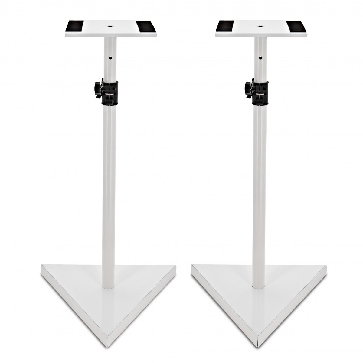 Studio Monitor Speaker Stands White Pair - Image 1