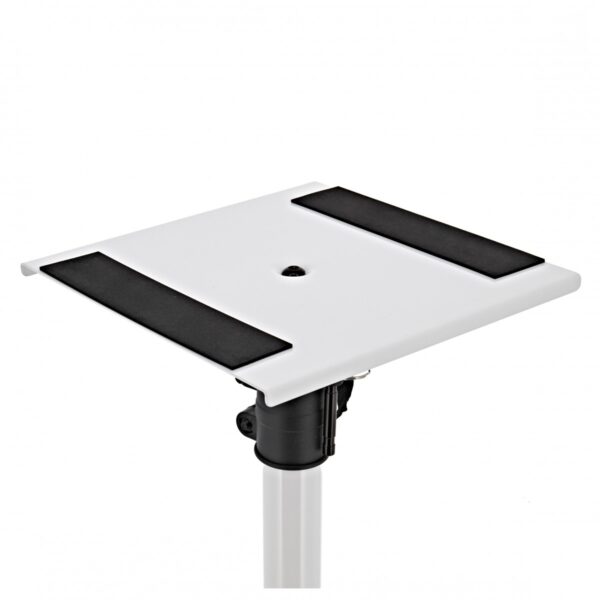Studio Monitor Speaker Stands White Pair - Image 4