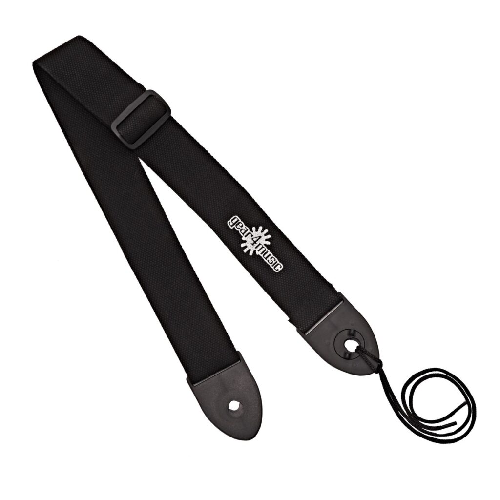 Locking Guitar Strap Black
