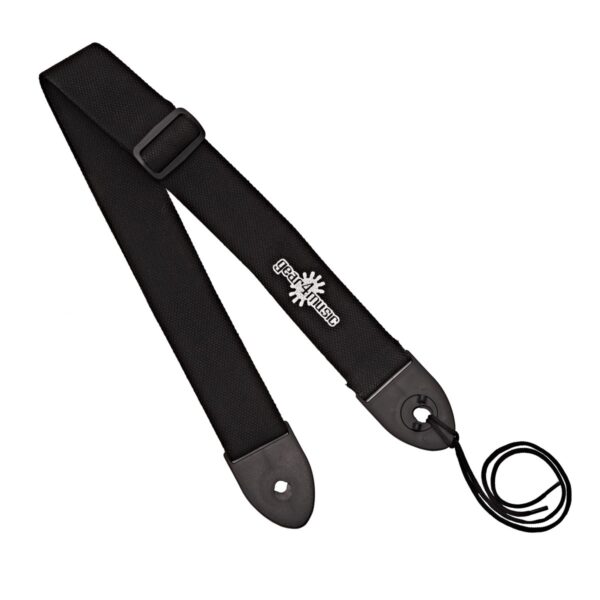Locking Guitar Strap Black - Image 1
