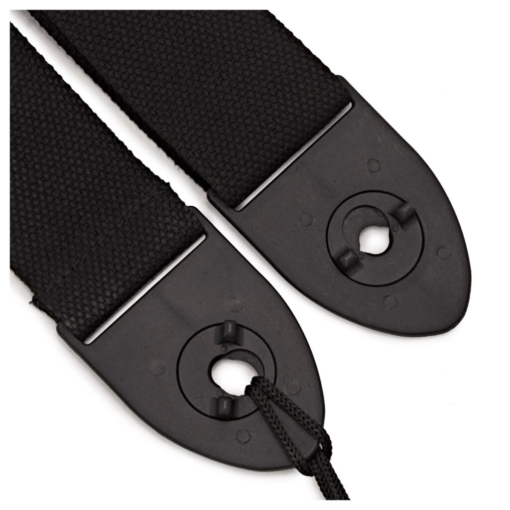 Locking Guitar Strap Black