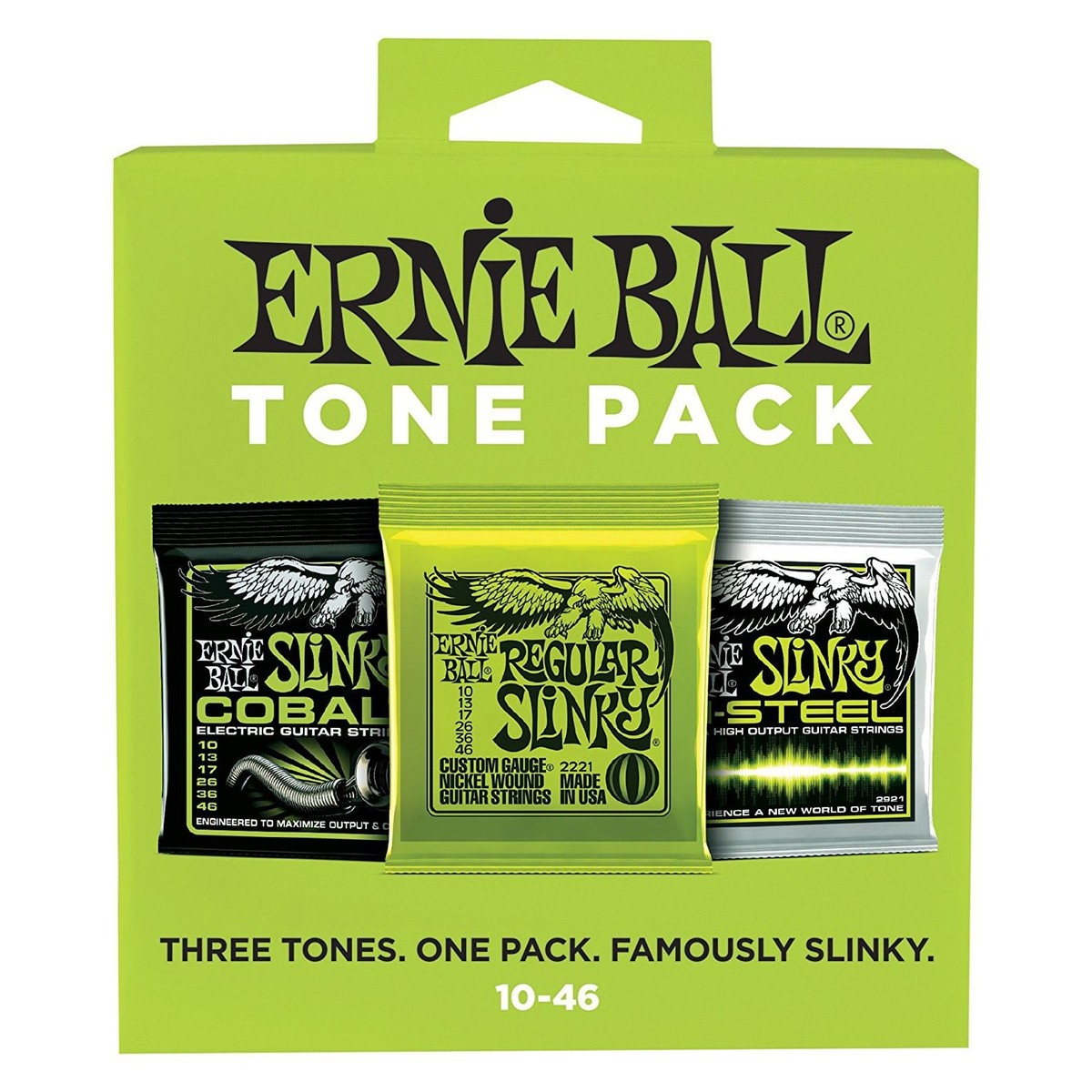 Ernie Ball P03331 Regular Slinky 10-46 Electric Tone Pack - Image 1