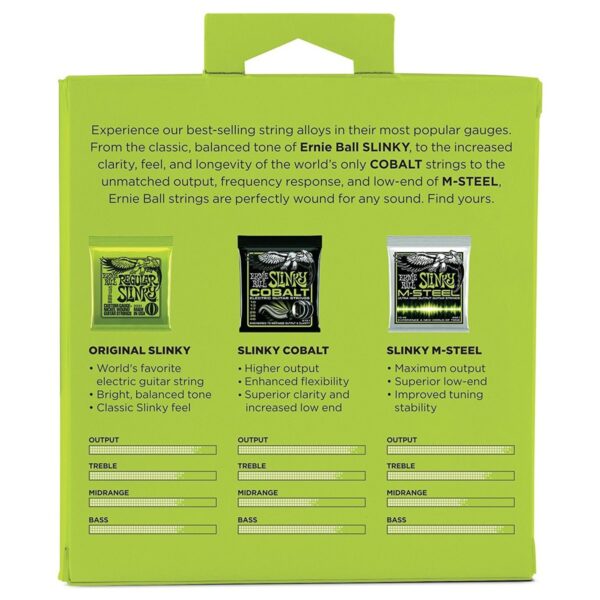 Ernie Ball P03331 Regular Slinky 10-46 Electric Tone Pack - Image 2