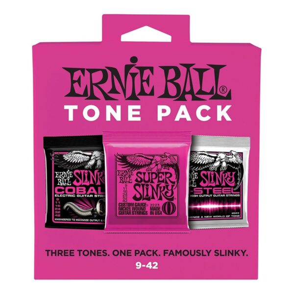 Ernie Ball P03333 Super Slinky 9-42 Electric Tone Pack - Image 1