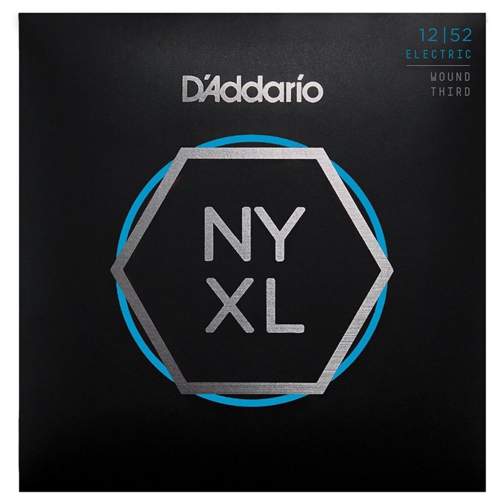DAddario NYXL1252W Nickel Wound Light Wound 3rd 12-52
