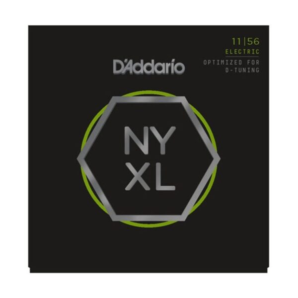 DAddario NYXL1156 Nickel Wound Medium Top / Ex-Heavy Bottom 11-56 - Image 1