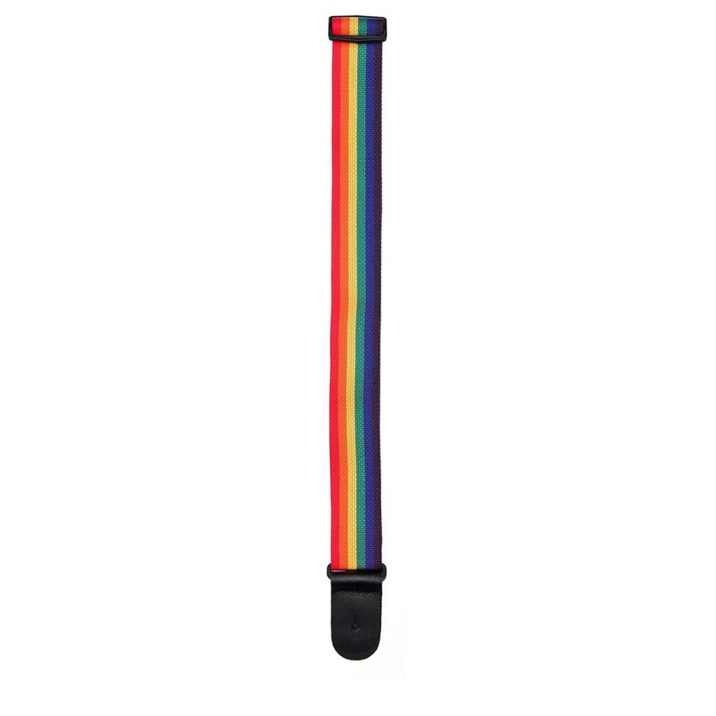 DAddario Polypropylene Guitar Strap Rainbow