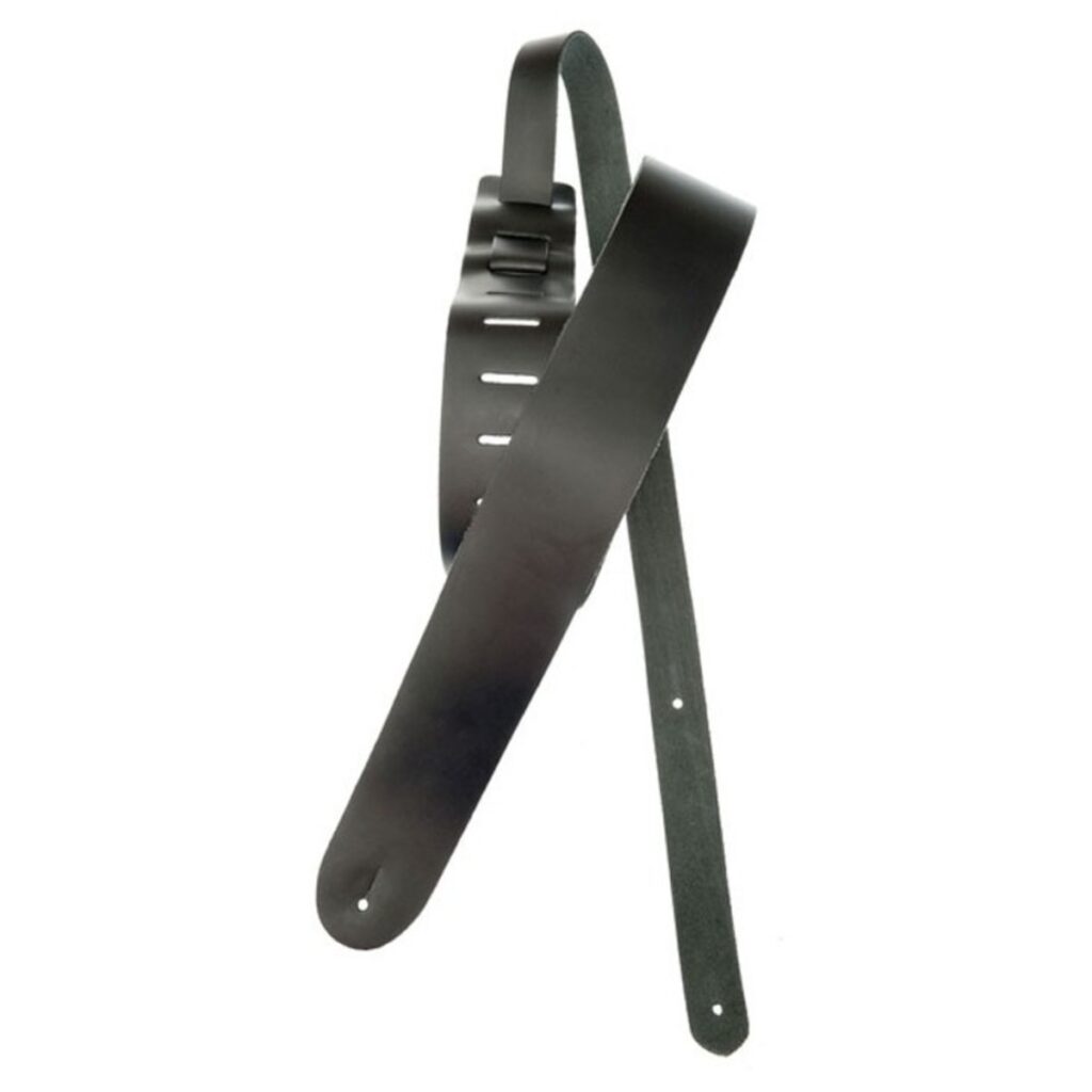 DAddario 25L00-DX Classic Leather Guitar Strap Black Extra-Long