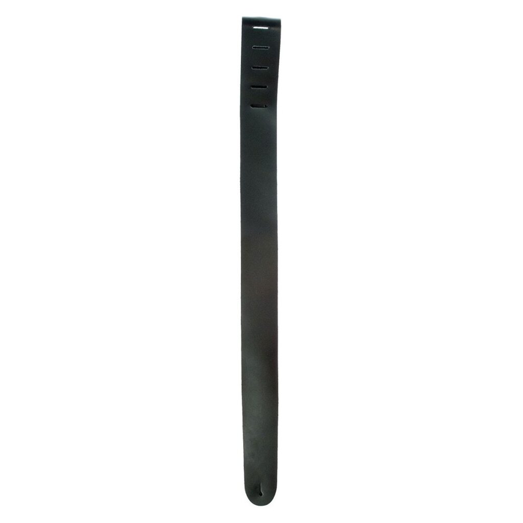 DAddario 25L00-DX Classic Leather Guitar Strap Black Extra-Long