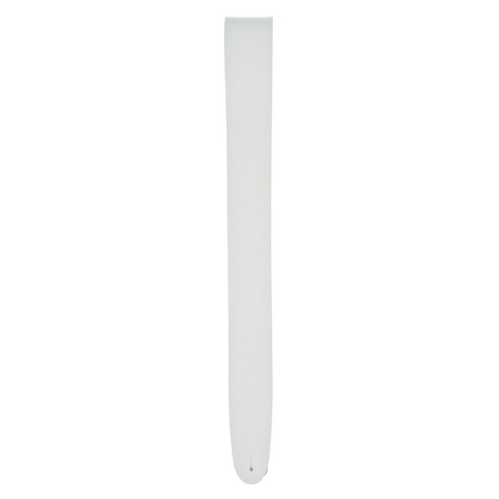 DAddario 25BL02 Basic Classic Leather Guitar Strap White