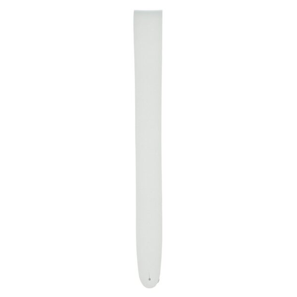 DAddario 25BL02 Basic Classic Leather Guitar Strap White - Image 2