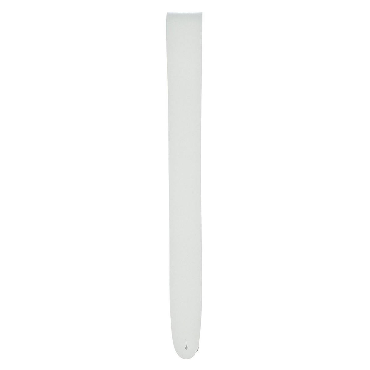DAddario 25BL02 Basic Classic Leather Guitar Strap White - Image 2