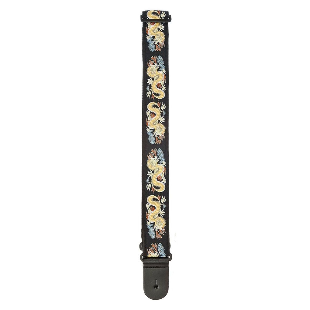 DAddario 50F08 Woven Guitar Strap Dragon