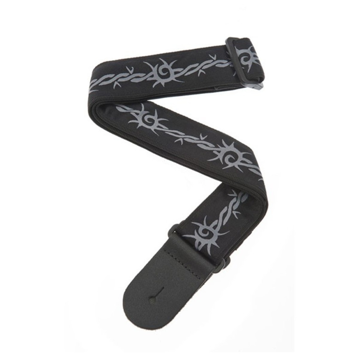 DAddario 50F04 Woven Guitar Strap Barbed Wire - Image 1