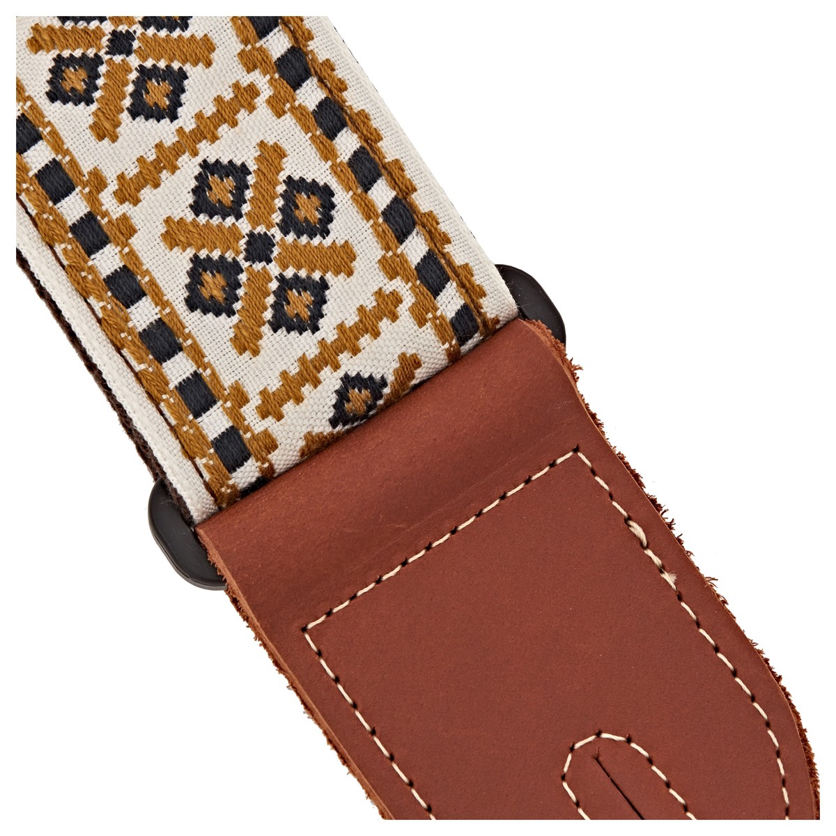 Gretsch G Brand Strap Diamond Brown End - Image 2