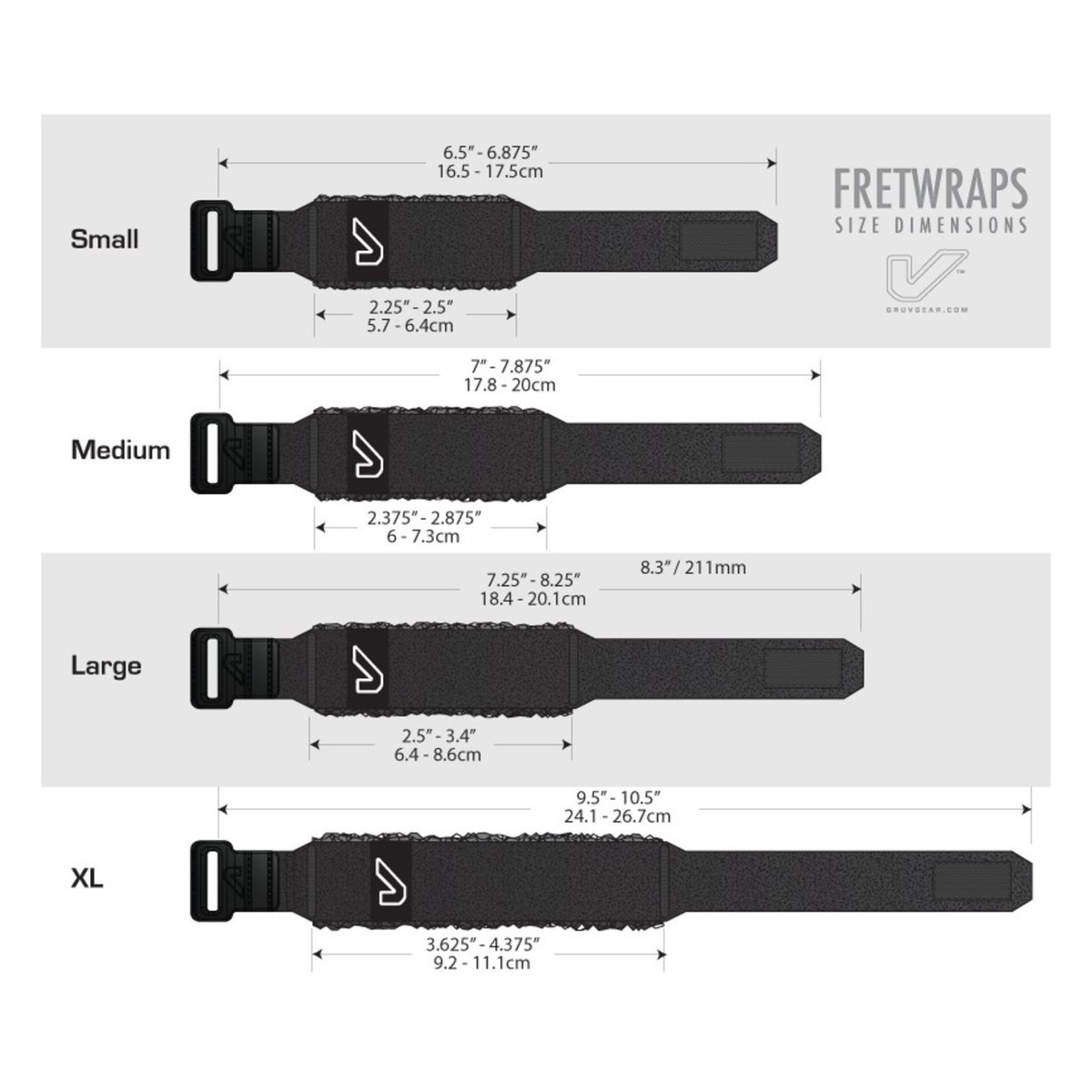 Gruv Gear Fretwraps 1pk Burgundy Medium - Image 2