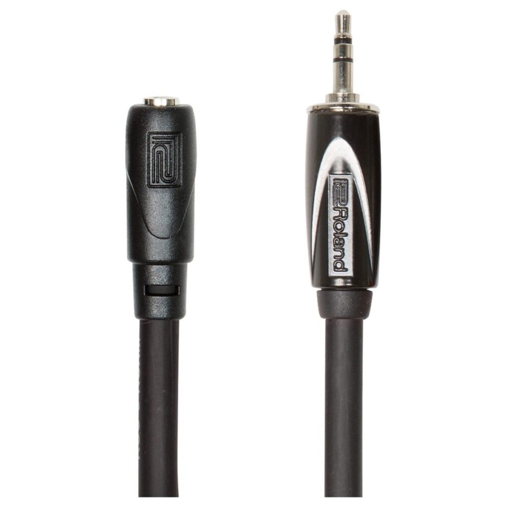 Roland Headphone Minijack Extension Cable 1/8" 25ft/7.5m
