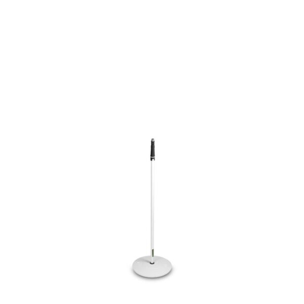 Gravity MS23W Microphone Stand with Round Base White - Image 2