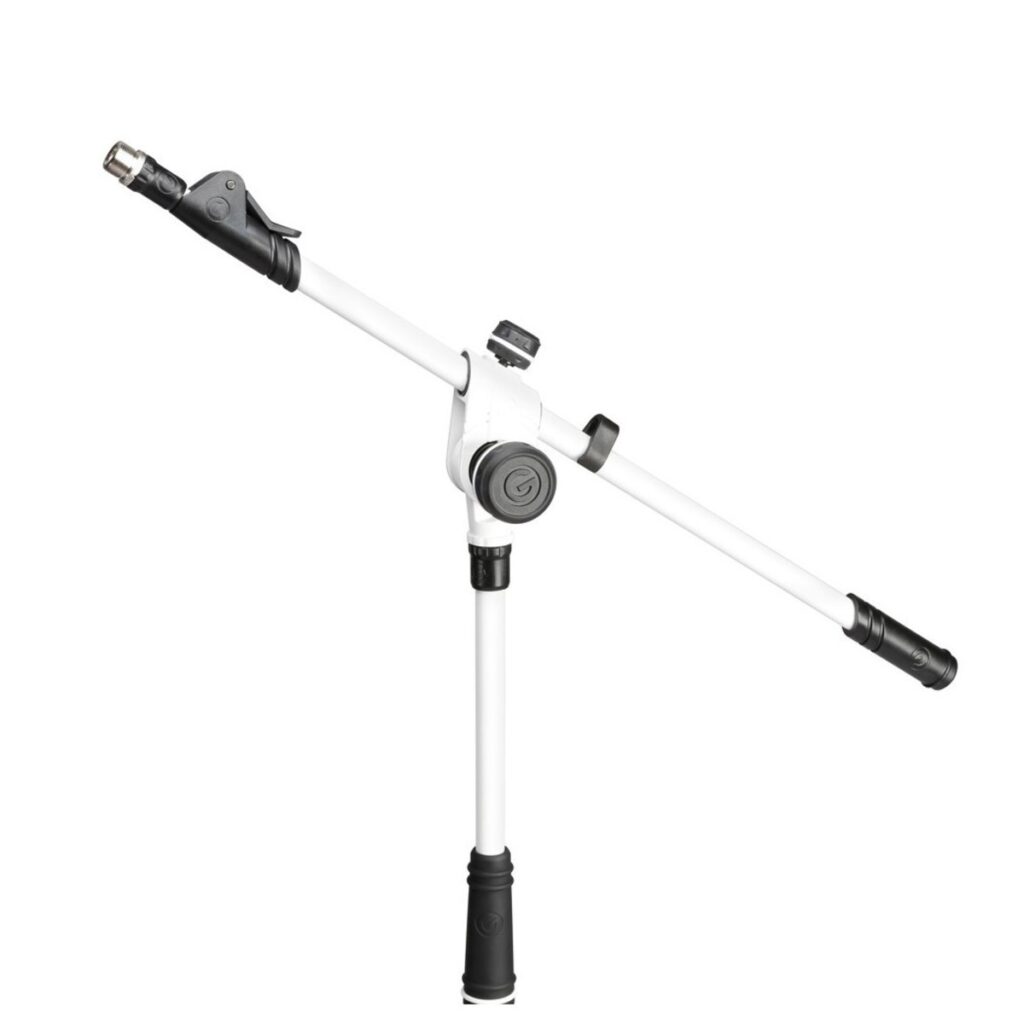 Gravity MS4322W Long Microphone Boom Stand White