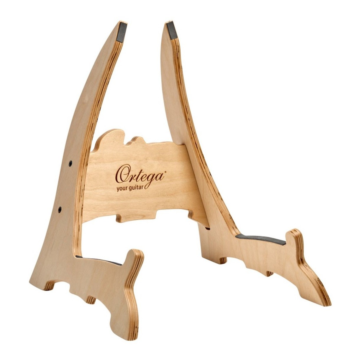 Ortega OWGS-2 Wooden Guitar Stand Natural Bright - Image 1