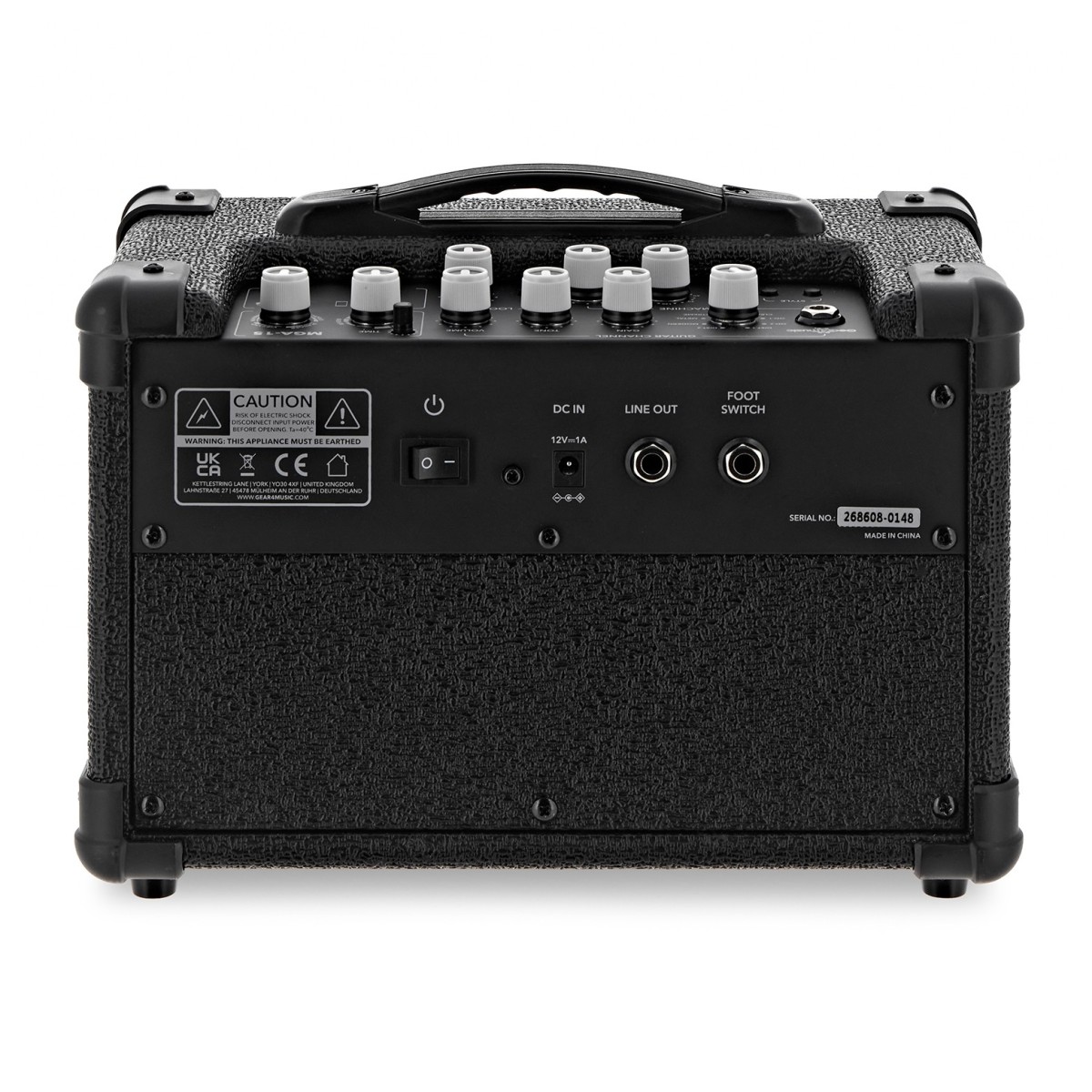 Guitar Modelling Amp with Drum Machine and Looper by Gear4music