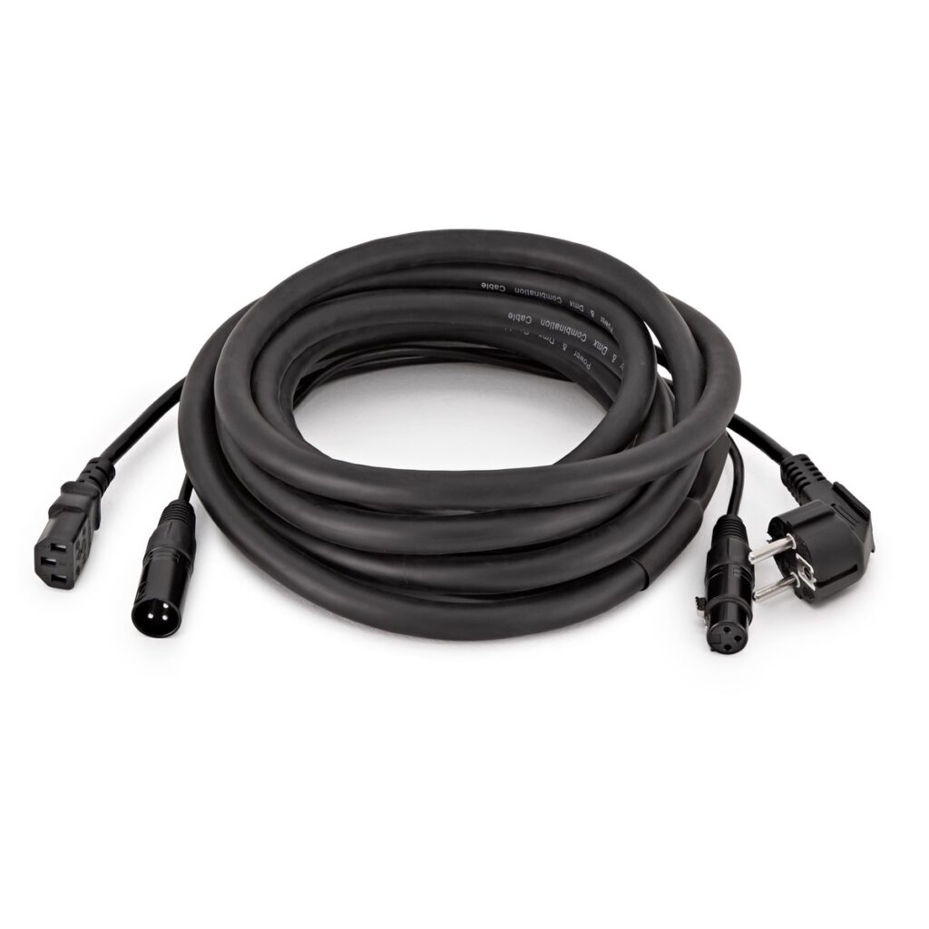 XLR and EU IEC Combination Cable 5m
