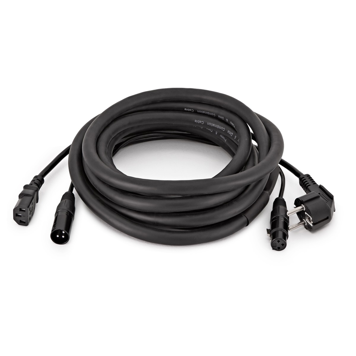 XLR and EU IEC Combination Cable 5m - Image 1