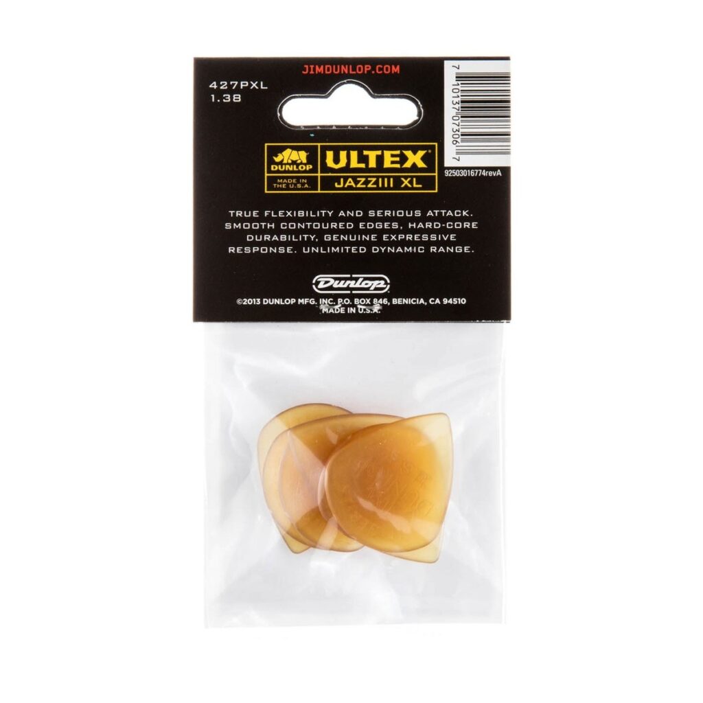 Dunlop Ultex Jazz III XL 1.38mm 6 Pick Pack