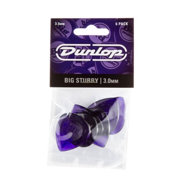 Dunlop Big Stubby 3.00mm 6 Pick Pack - Image 3
