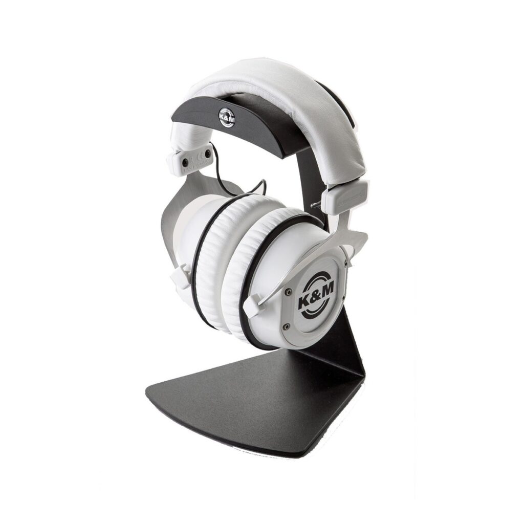 K&M 16075 Headphones Table Stand Black