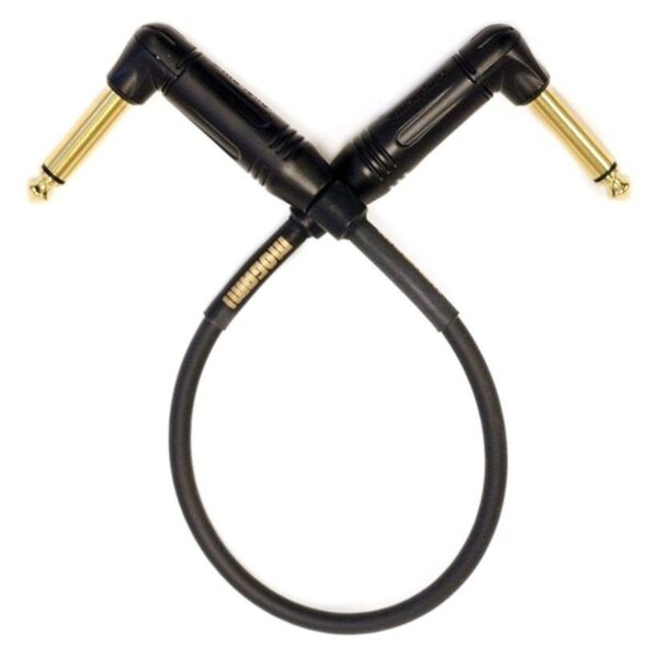 Mogami Patch Cord with Neutrik Jack (Angled) 25cm - Image 1