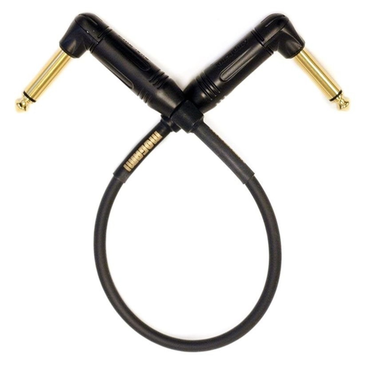 Mogami Patch Cable with Neutrik Jack (Angled) 40cm - Image 1