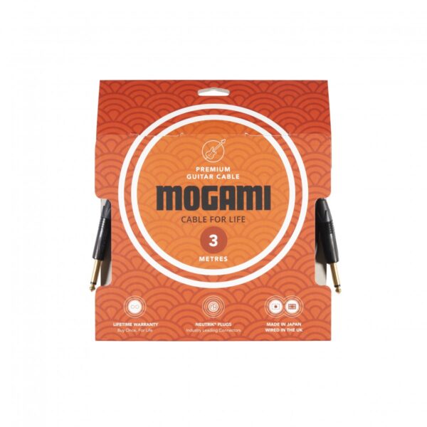 Mogami Premium Instrument Cable (Straight Jacks) 3m - Image 1