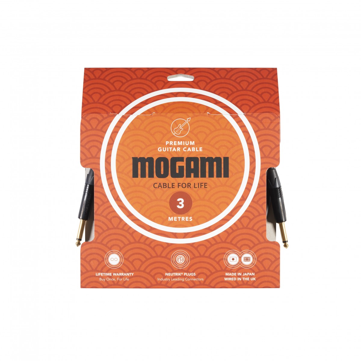Mogami Premium Instrument Cable (Straight Jacks) 3m - Image 1