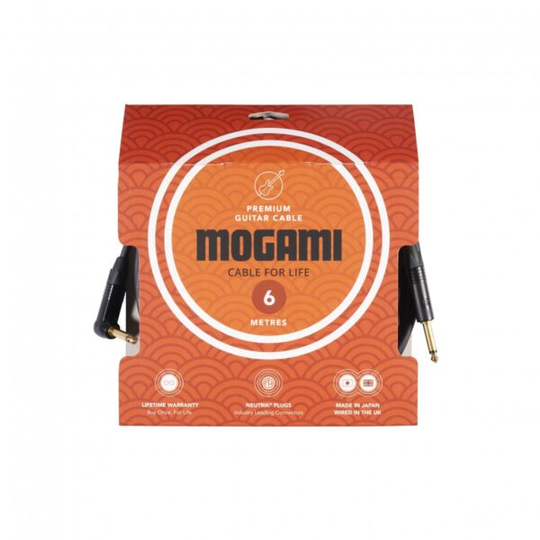 Mogami Premium Instrument Cable (Straight & Angled Jack) 6m - Image 1