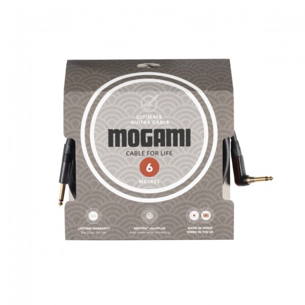 Mogami Ultimate Instrument Cable (Straight & Angled Jack) 6m - Image 1