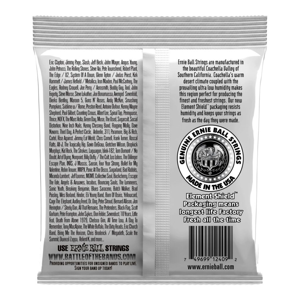 Ernie Ball 2406 Ernesto Palla Nylon Black & Silver Set 28-48