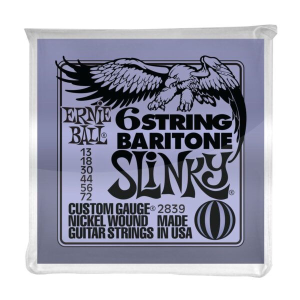 Ernie Ball 2839 Slinky Nickel Baritone Set 13-72 - Image 1