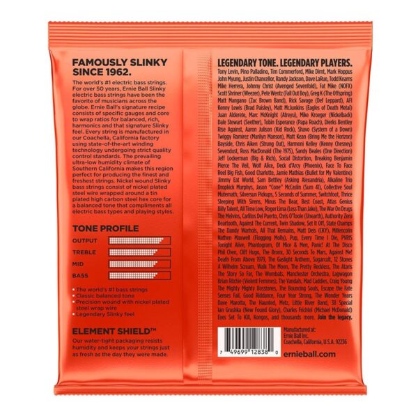 Ernie Ball 2838 Slinky 6 String Long Scale Bass Set 32-130 - Image 2