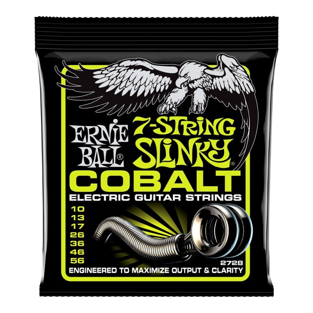 Ernie Ball 2728 Cobalt Slinky 7 String Set 10-56