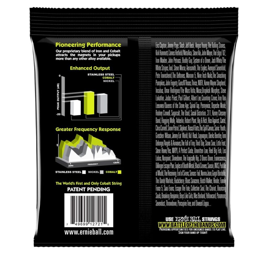 Ernie Ball 2728 Cobalt Slinky 7 String Set 10-56