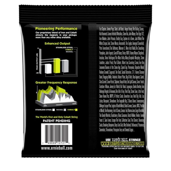 Ernie Ball 2728 Cobalt Slinky 7 String Set 10-56 - Image 2