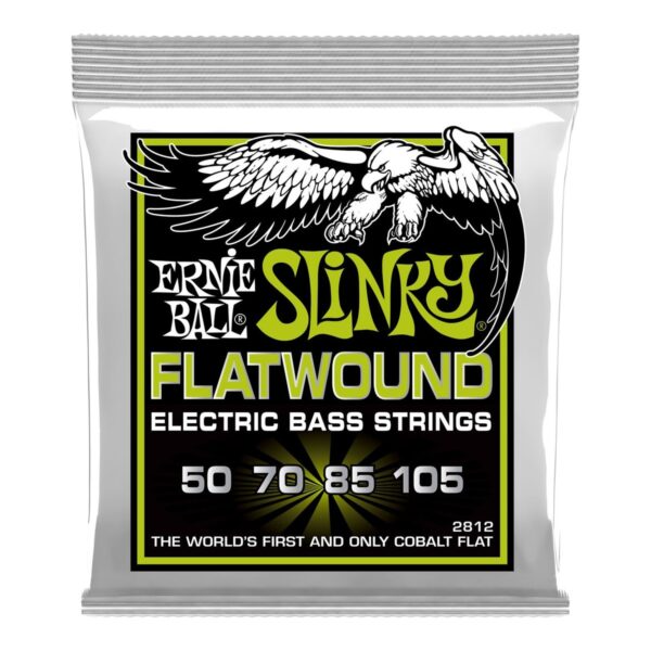 Ernie Ball 2812 Regular Slinky Flatwound Bass Set 50-105 - Image 1